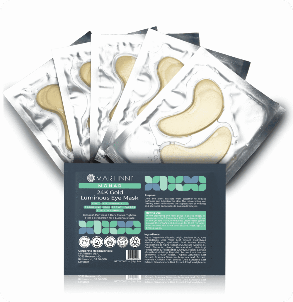 24K Gold Luminous Eye Mask - Image 3