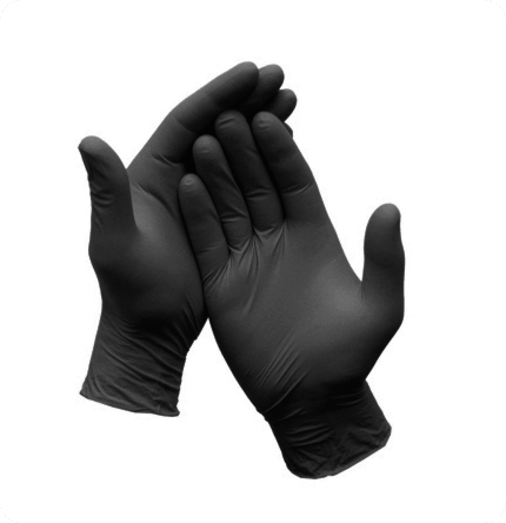 Ambitex N200BLK Nitrile Gloves L - Image 3